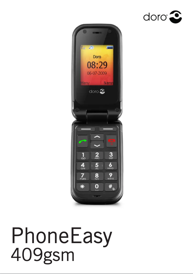 Página 1 del manual Manual de usuario Doro PhoneEasy 409gsm