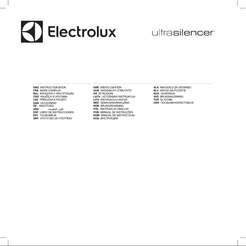 Página 1 del manual Manual de usuario Electrolux EUS89TM