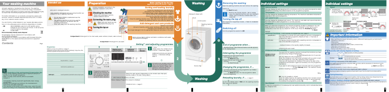 Página 1 del manual Manual de uso y mantenimiento Siemens WM16E463DN