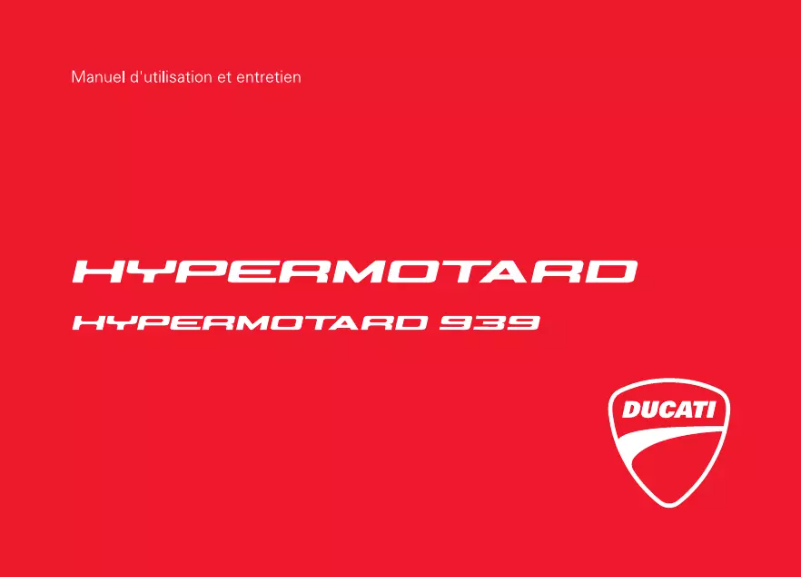 Página 1 del manual Manual de usuario Ducati Hypermotard 939 (2017)