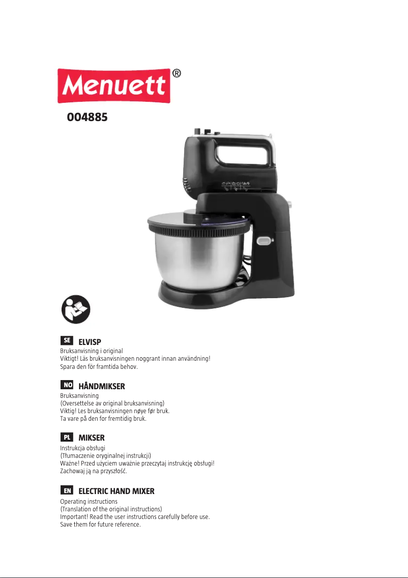 Imagen de la primera página del manual del dispositivo 004-885