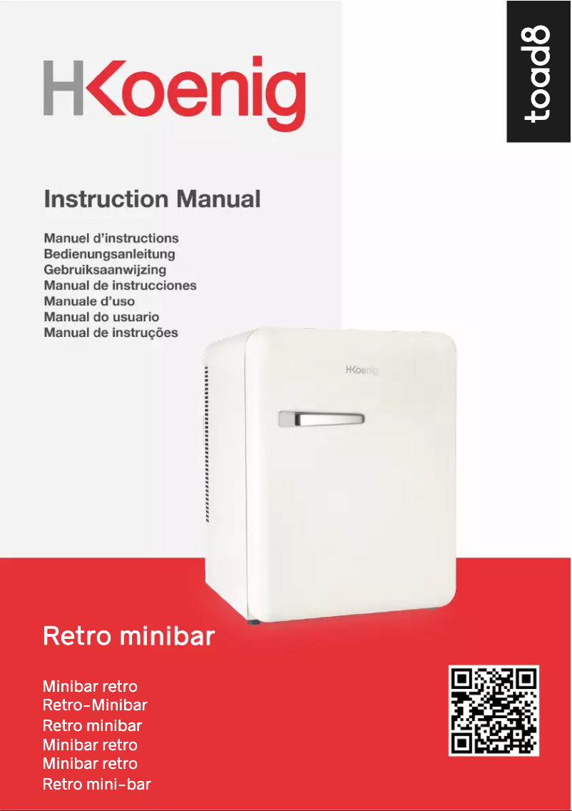 Página 1 del manual Manual de usuario H.Koenig TOAD8