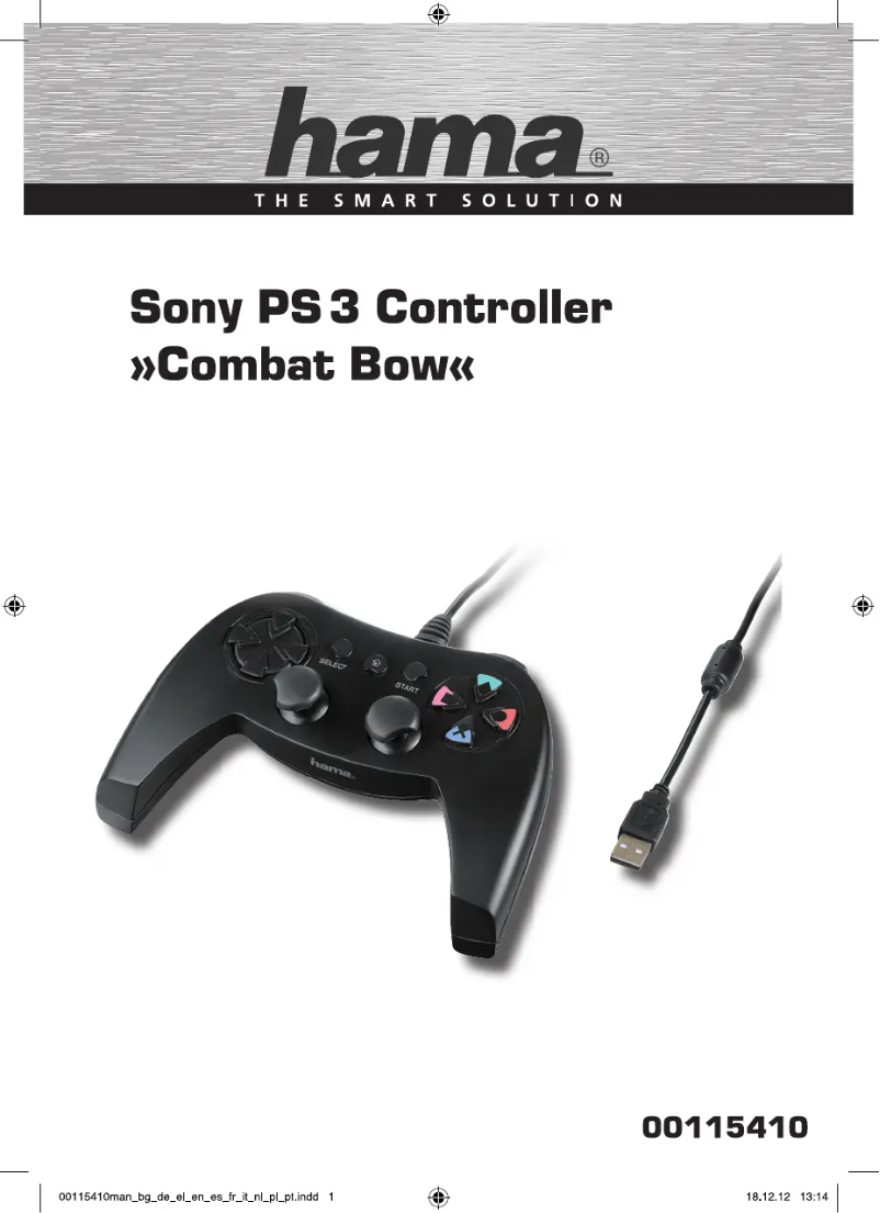 Página 1 del manual Manual de usuario Hama Combat Bow PS3