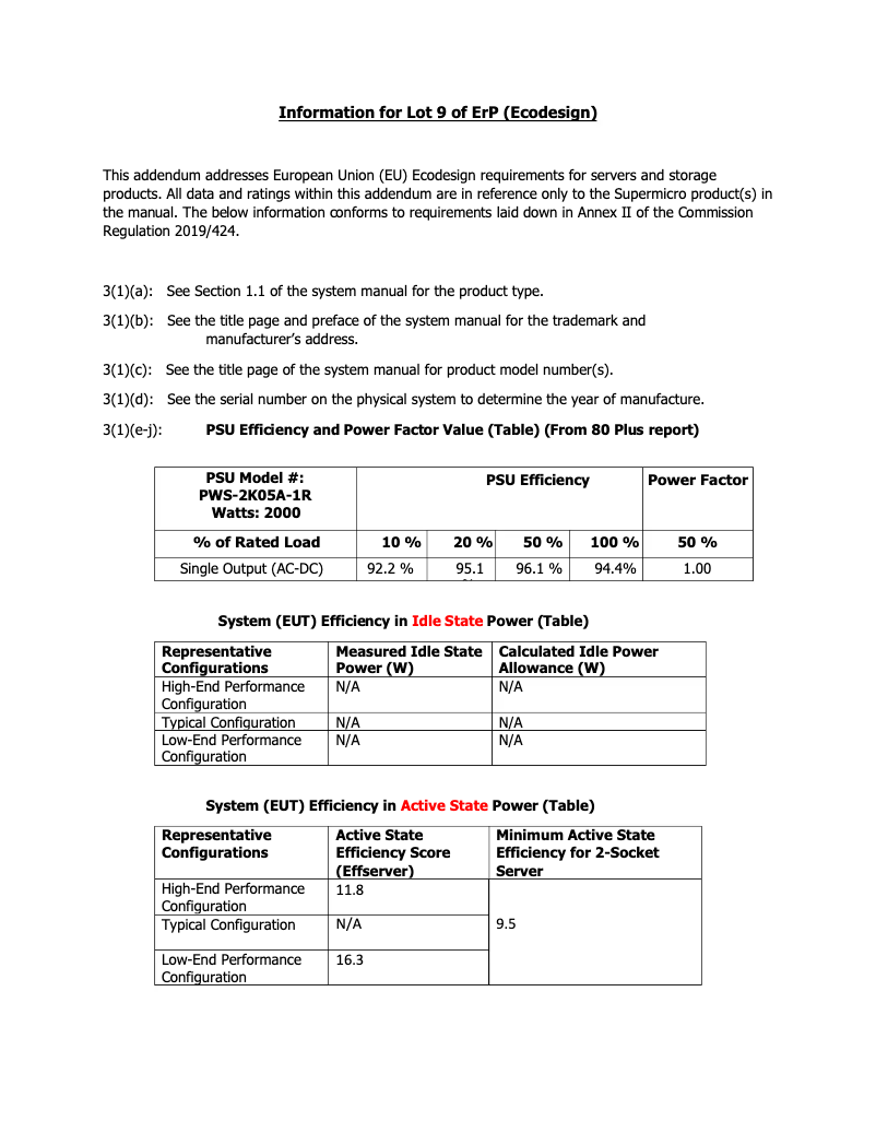 Imagen de la primera página del manual del dispositivo SuperStorage 6049P-E1CR60H