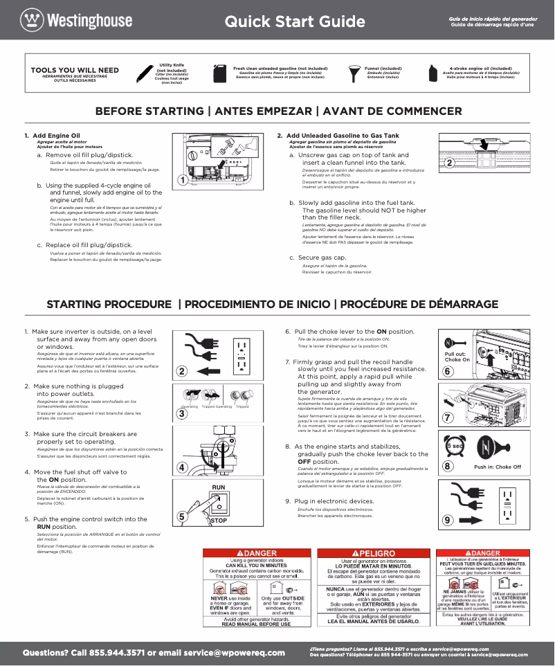 Página nº 1 - Manual de usuario Westinghouse iPro4200