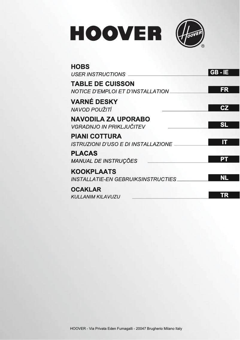 Imagen de la primera página del manual del dispositivo HGV 7550 B