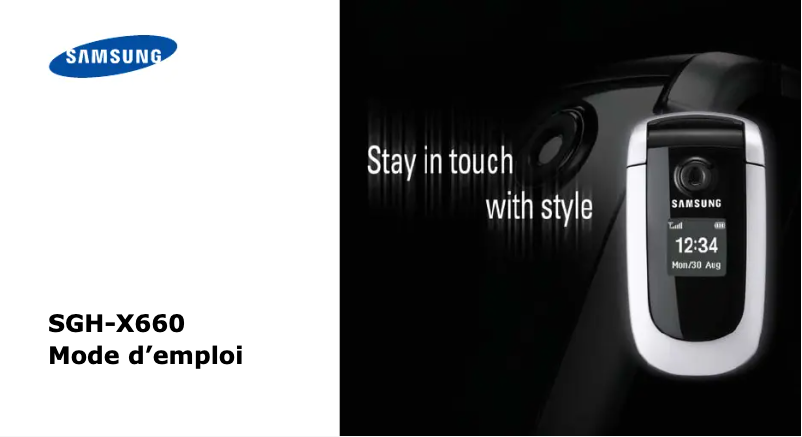 Página 1 del manual Manual de usuario Samsung SGH-X660