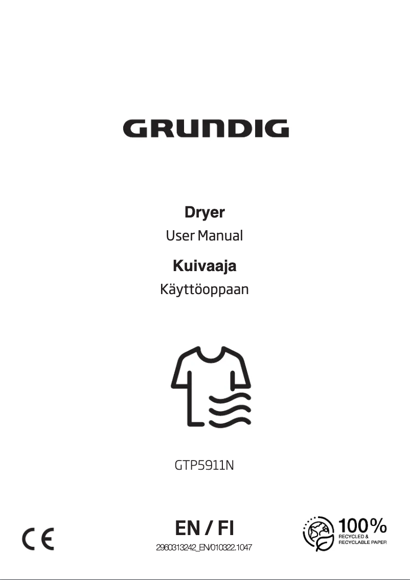 Página 1 del manual Manual de usuario Grundig GTP 5911 N