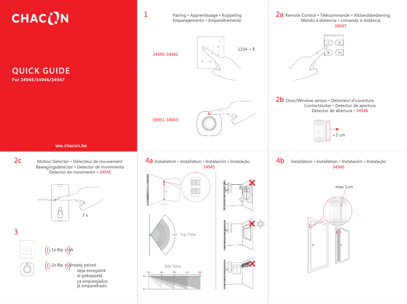 Página 1 del manual Manual de usuario Chacon 34945