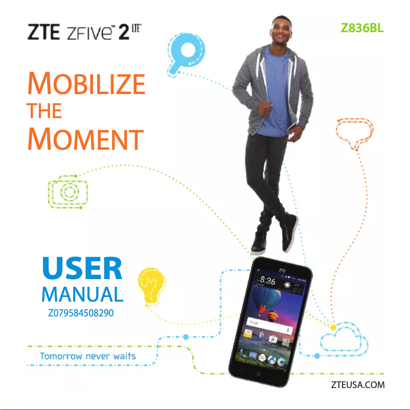 Página 1 del manual Manual de usuario ZTE ZFive 2 LTE
