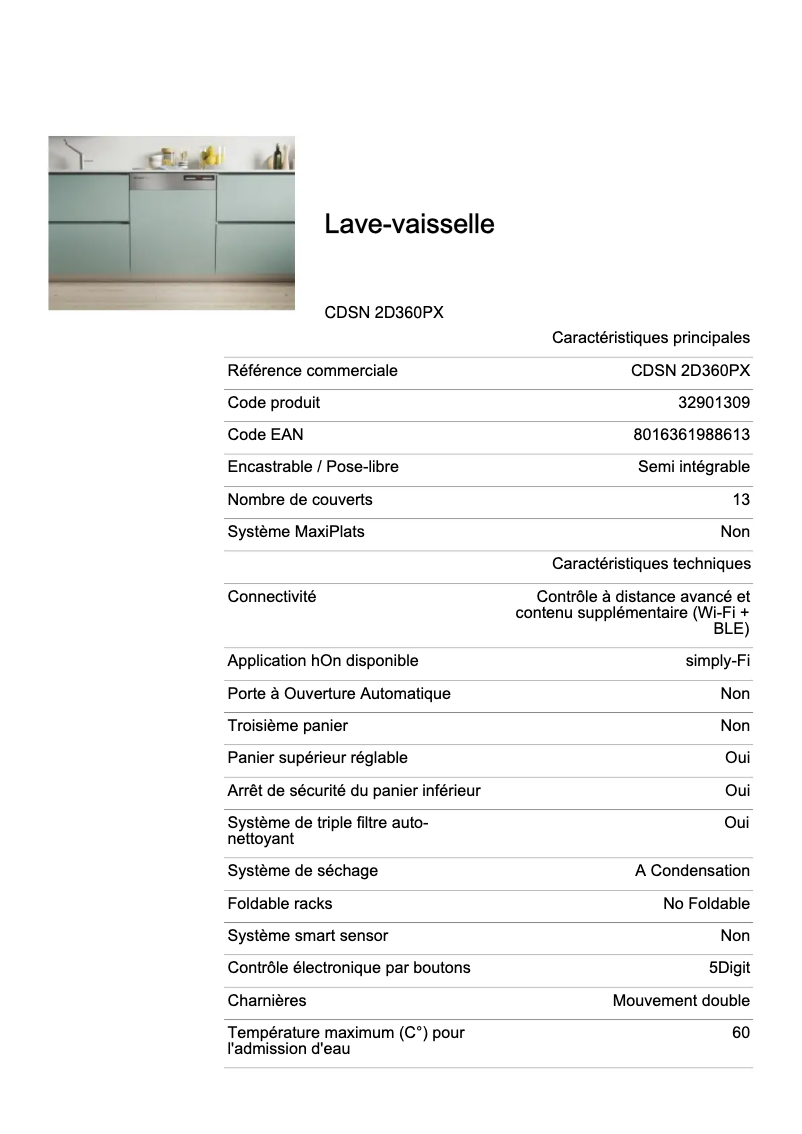 Imagen de la primera página del manual del dispositivo CDSN 2D360PX