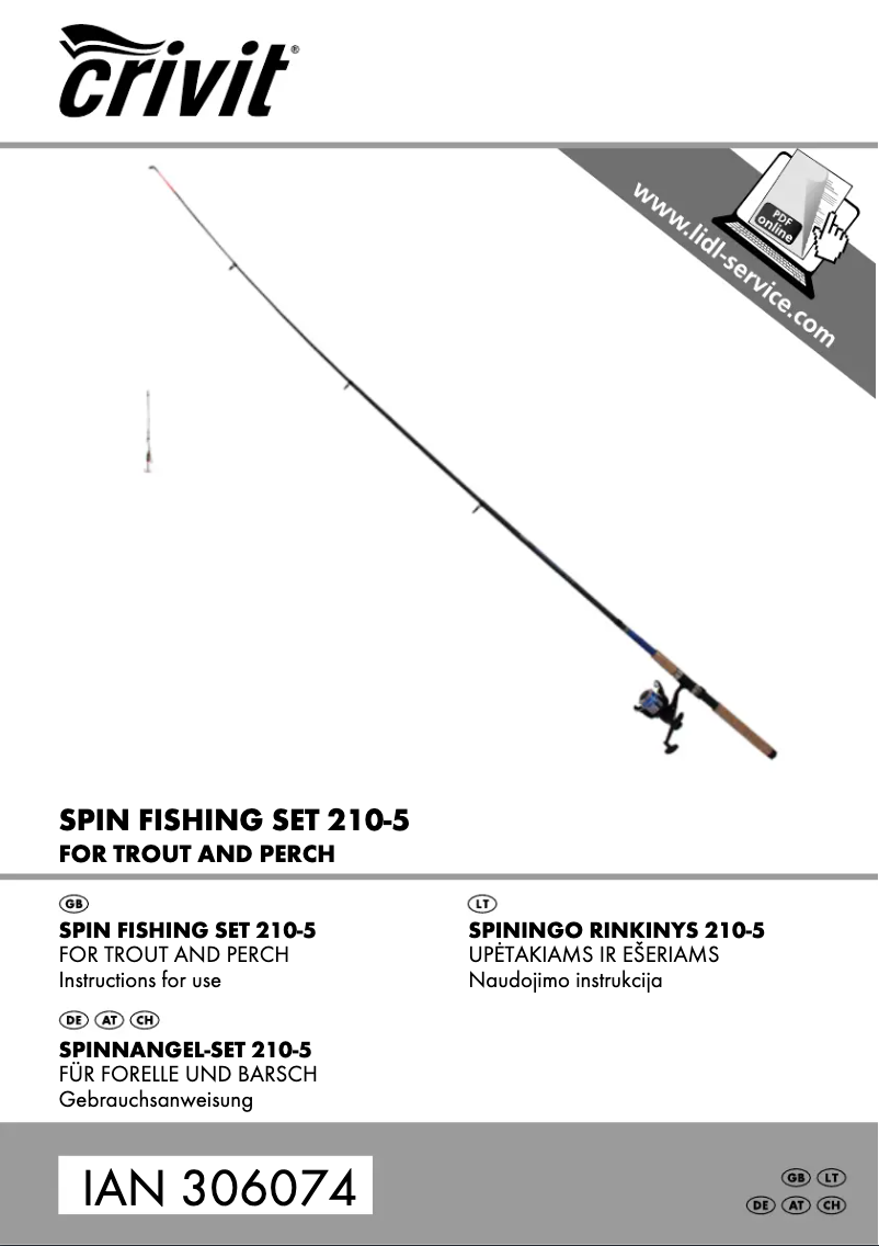 Imagen de la primera página del manual del dispositivo IAN 306074