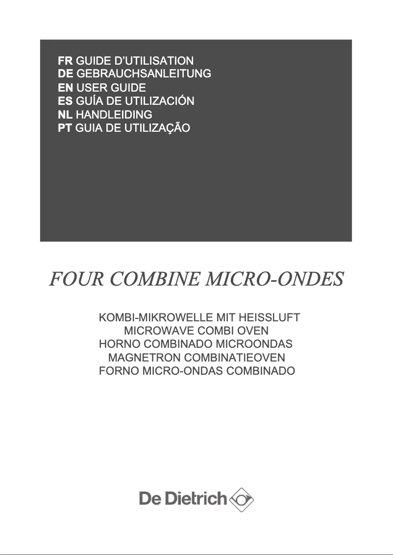 Página 1 del manual Manual de usuario De Dietrich DKC7340W