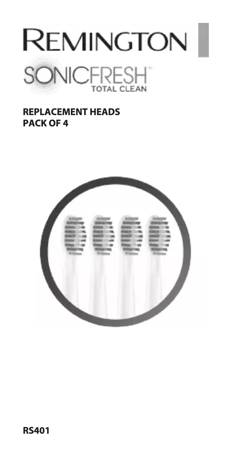 Página 1 del manual Manual de usuario Remington RS401