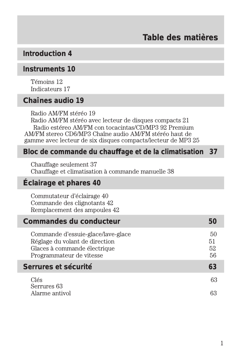 Página nº 1 - Manual de usuario Mazda B-Series (2004)
