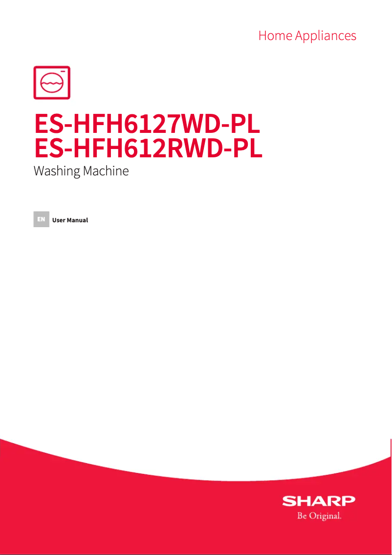 Imagen de la primera página del manual del dispositivo ES-HFH6127WD-PL