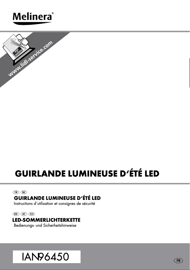 Imagen de la primera página del manual del dispositivo IAN 96450