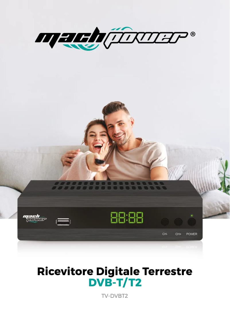 Imagen de la primera página del manual del dispositivo TV-DVBT2