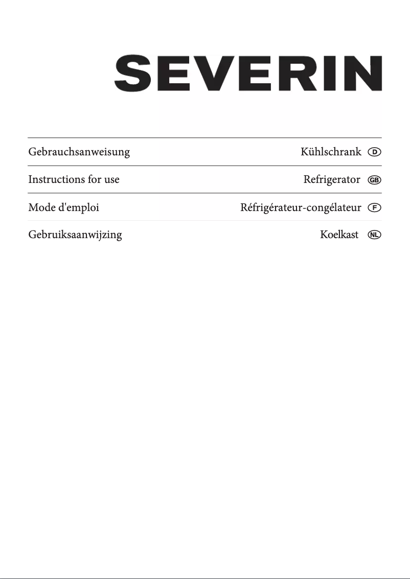 Página 1 del manual Manual de usuario Severin KS 9760