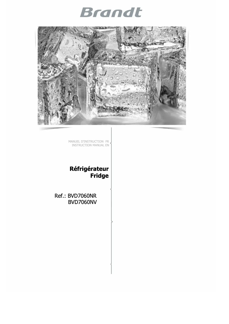 Imagen de la primera página del manual del dispositivo BVD7060NV