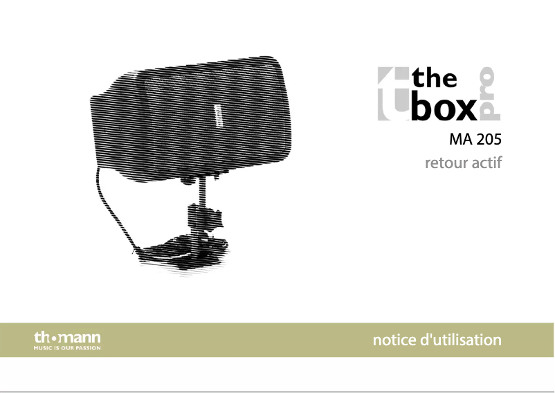 Página 1 del manual Manual de usuario The Box MA 205