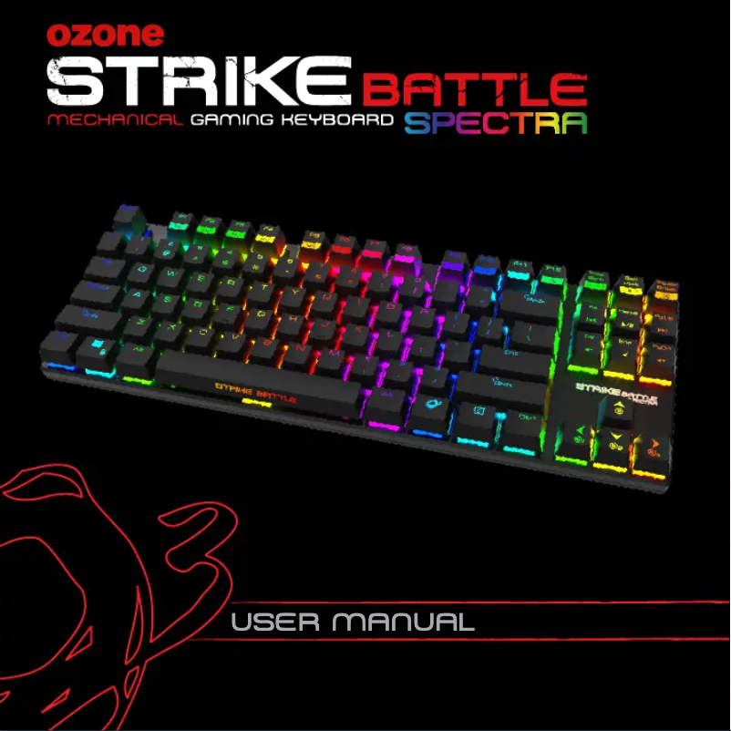 Página 1 del manual Manual de usuario Ozone Strike Battle Spectra