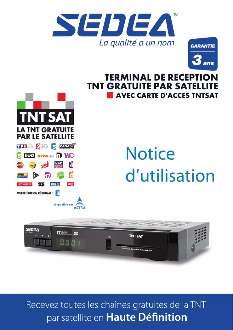 Imagen de la primera página del manual del dispositivo ST5100HD