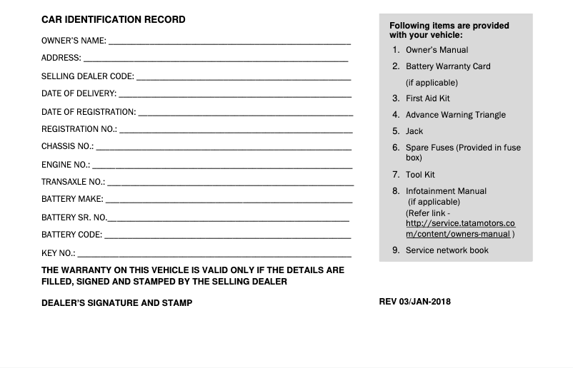 Página nº 1 - Manual de usuario Tata Tiago (2018)