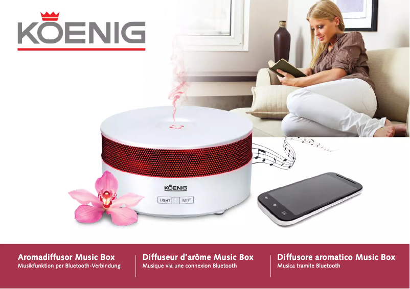 Imagen de la primera página del manual del dispositivo Music Box B05219