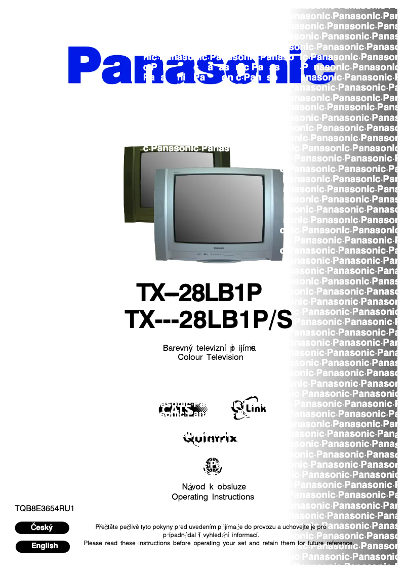 Página nº 1 - Manual de usuario Panasonic TX-28LB1PS