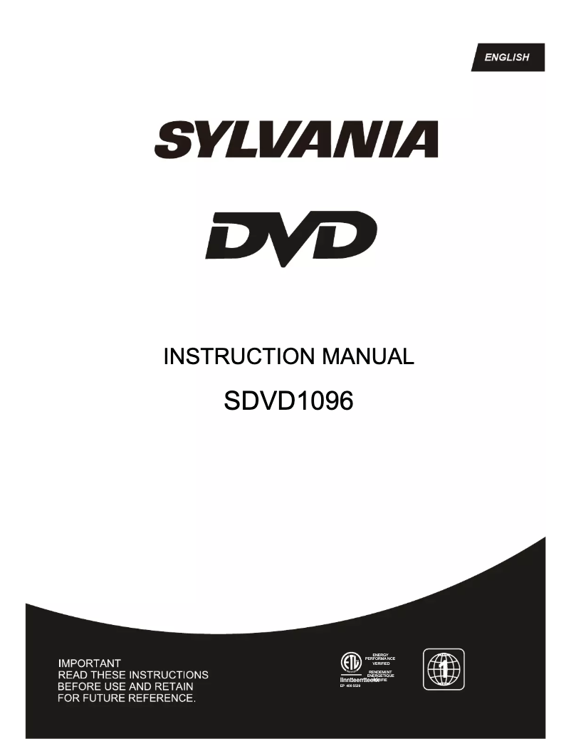 Página 1 del manual Manual de usuario Sylvania SDVD1096