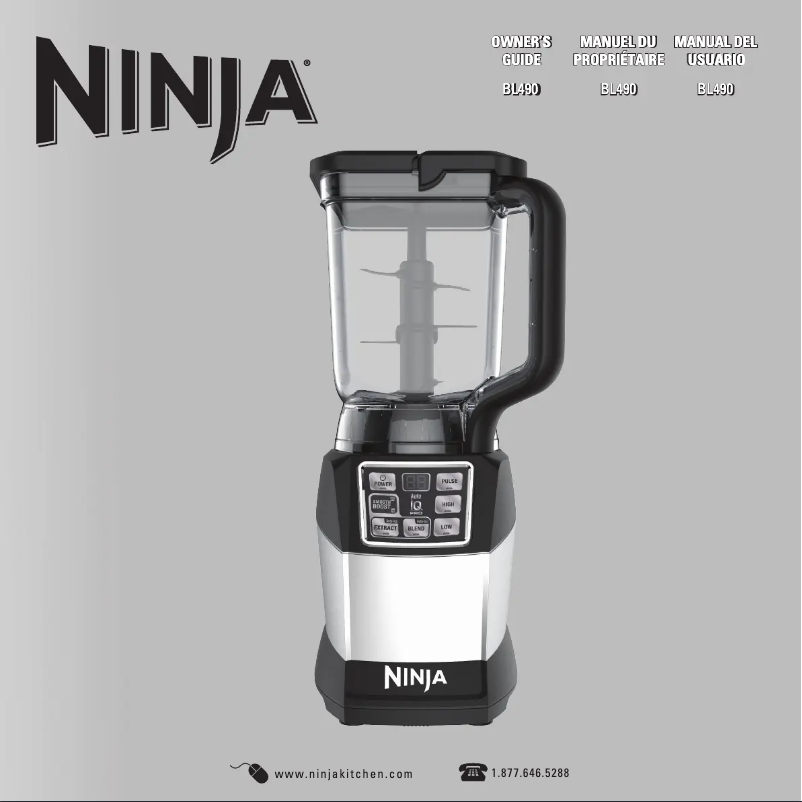 Imagen de la primera página del manual del dispositivo BL490