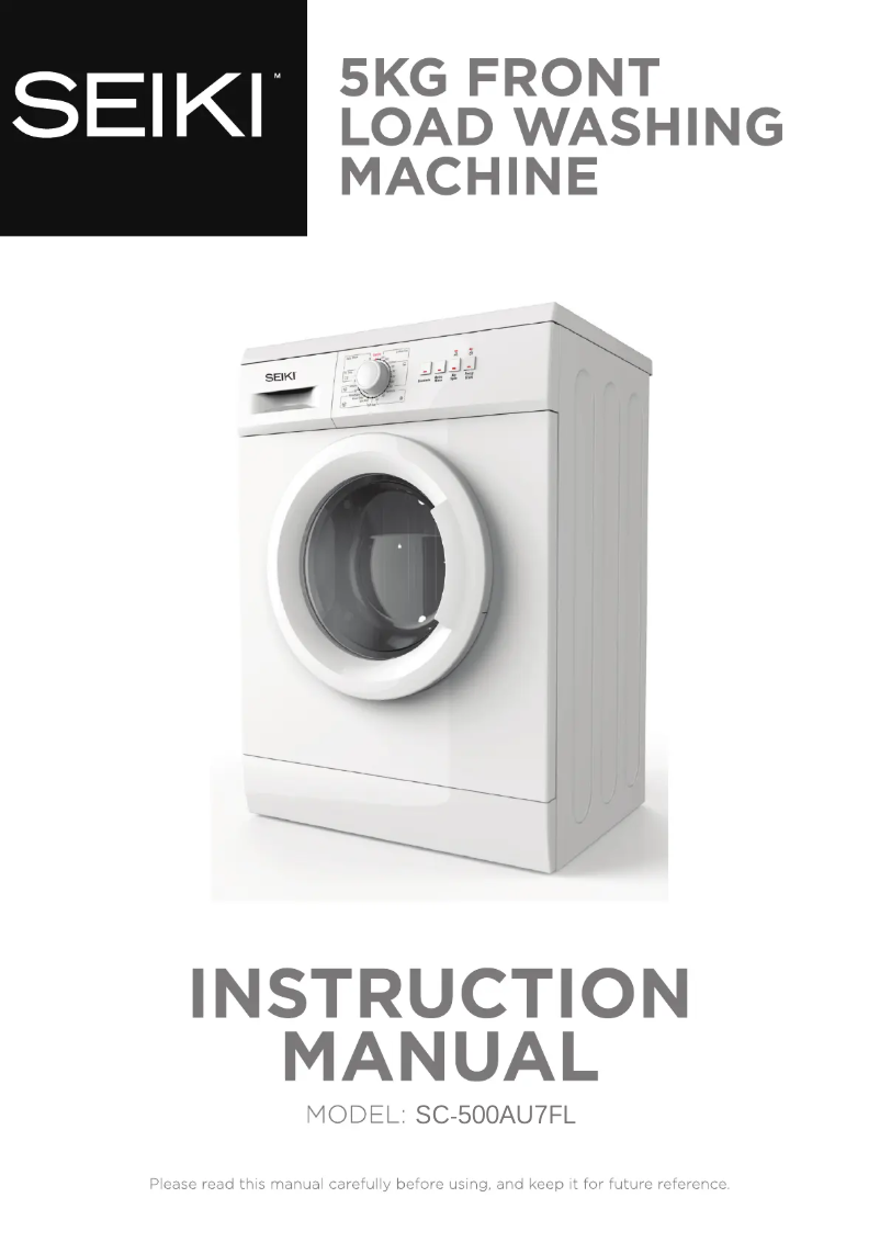 Imagen de la primera página del manual del dispositivo SC-500AU7FL