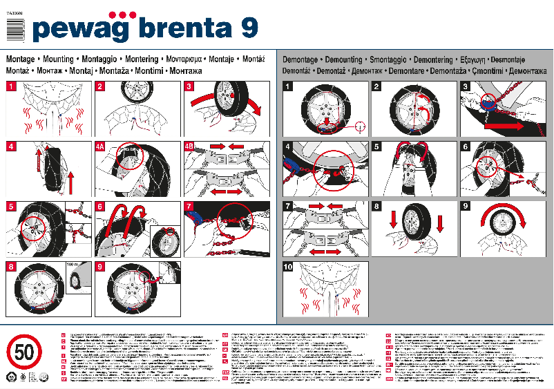 Página 1 del manual Manual de usuario Pewag Brenta 9