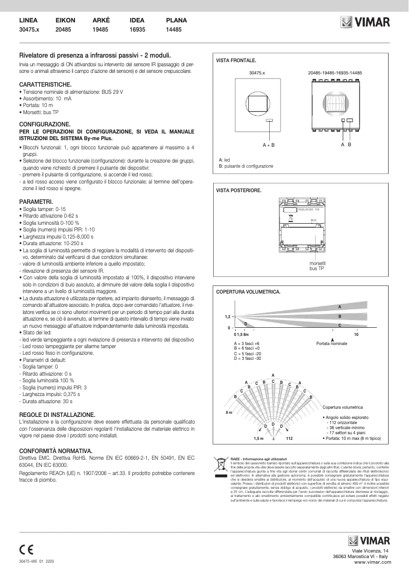 Imagen de la primera página del manual del dispositivo 19485.M