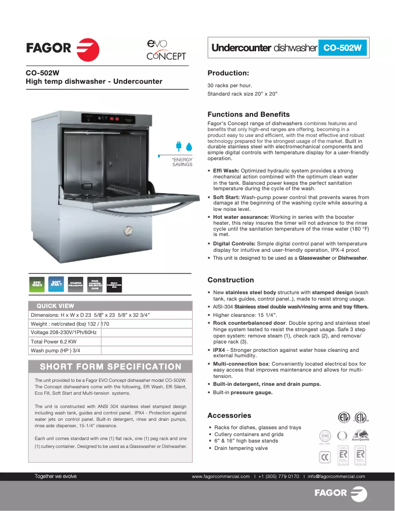 Imagen de la primera página del manual del dispositivo CO-502W
