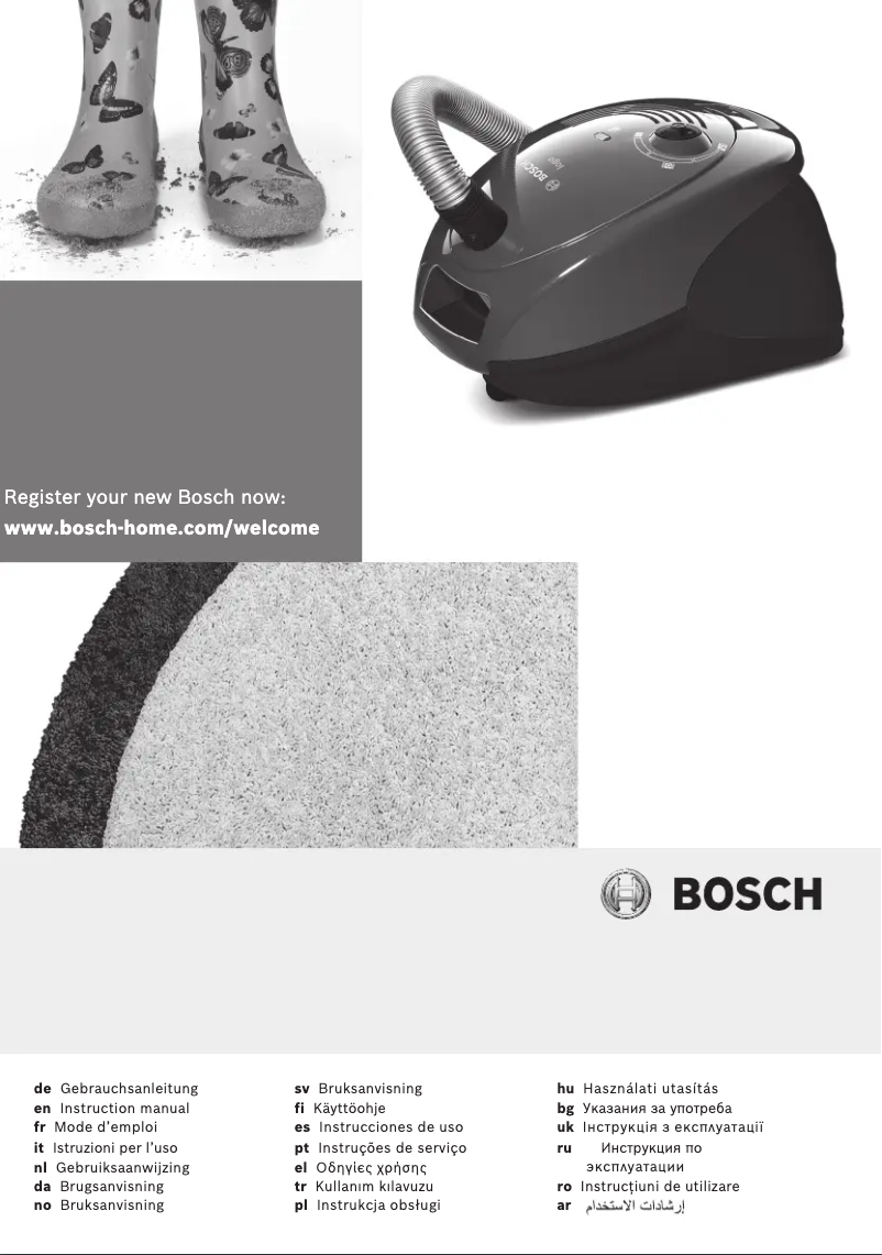 Página 1 del manual Manual de usuario Bosch BSGL5318 Freee