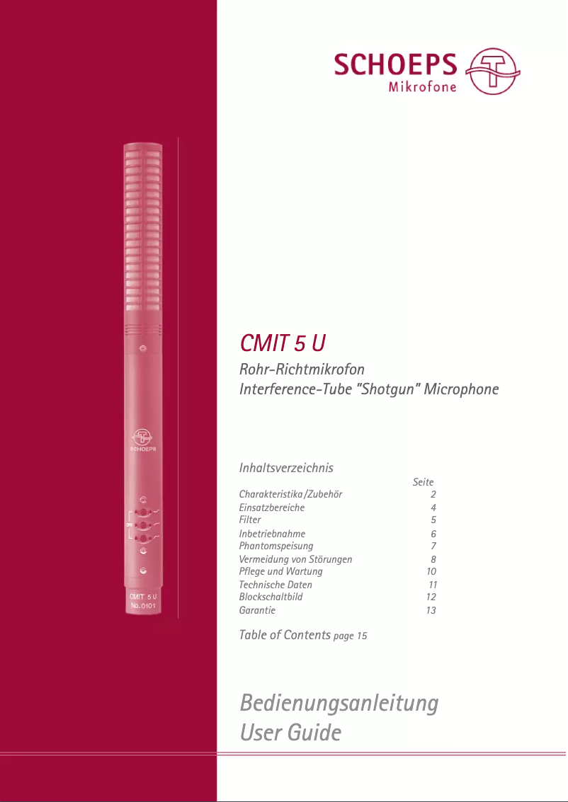 Imagen de la primera página del manual del dispositivo CMIT 5