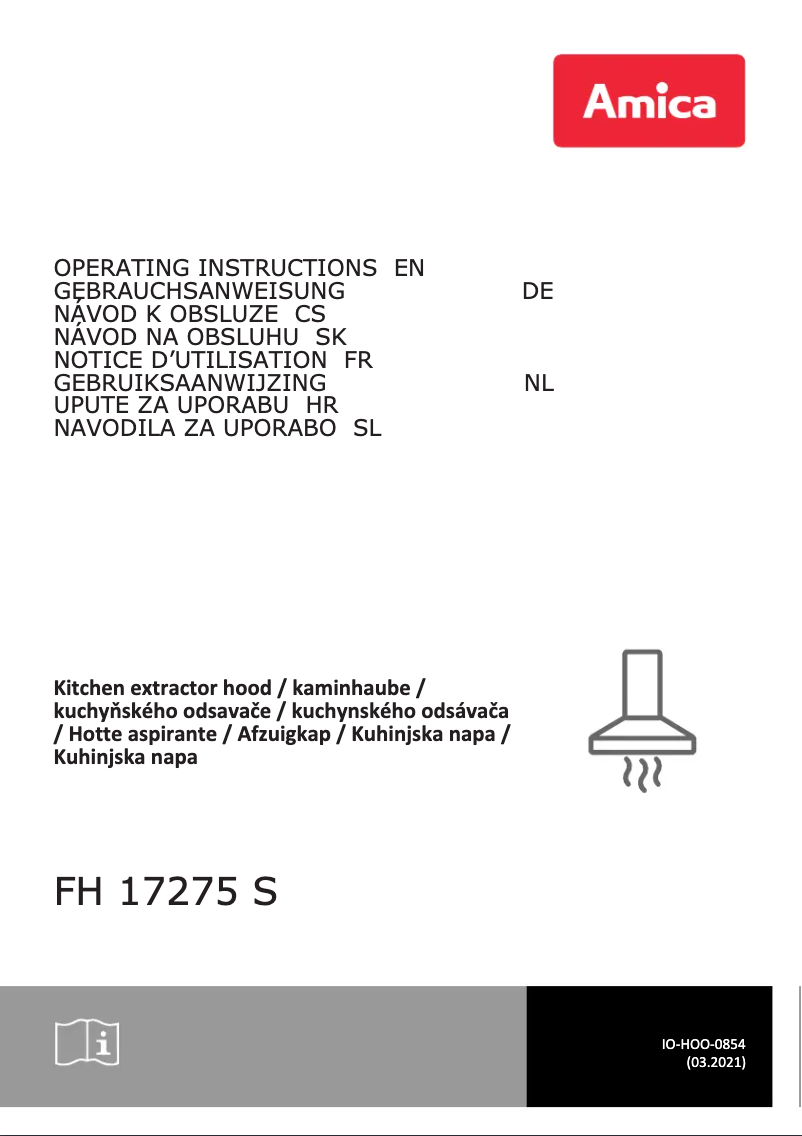 Imagen de la primera página del manual del dispositivo FH 17275 S
