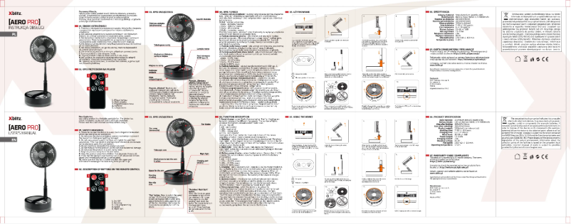 Página 1 del manual Manual de usuario Xblitz Aero Pro