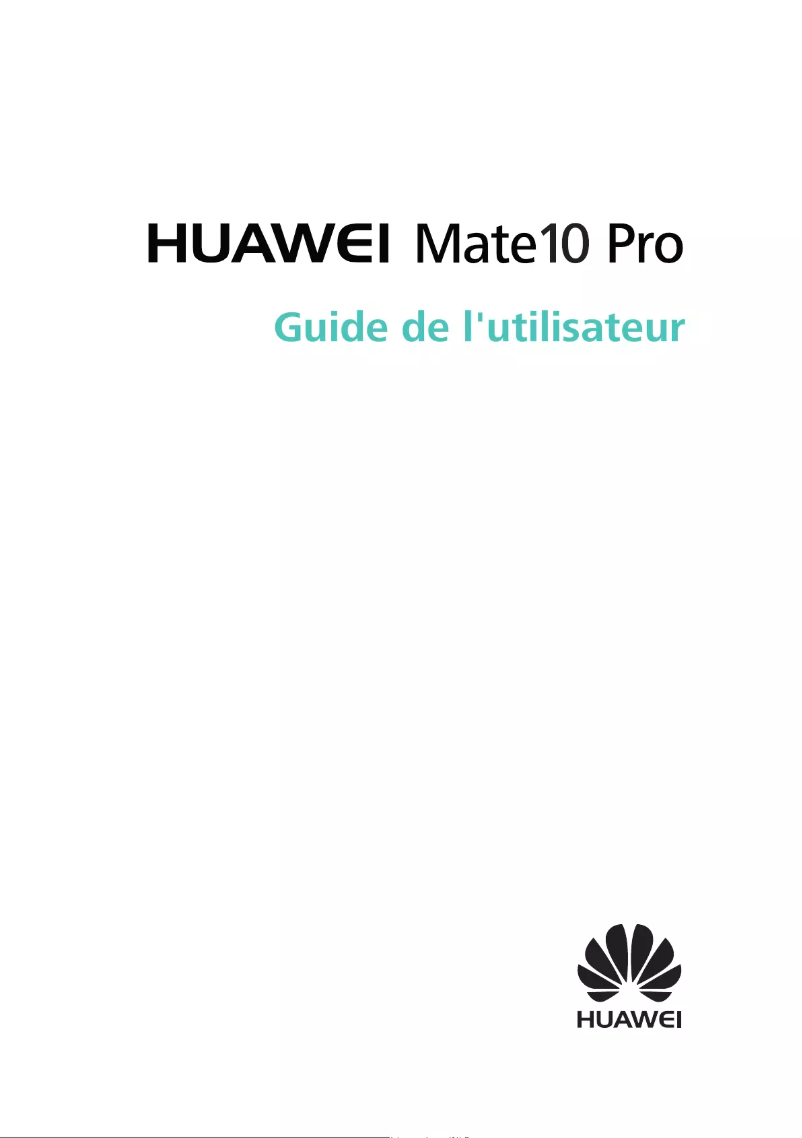 Página 1 del manual Manual de usuario Huawei Mate 10 Pro