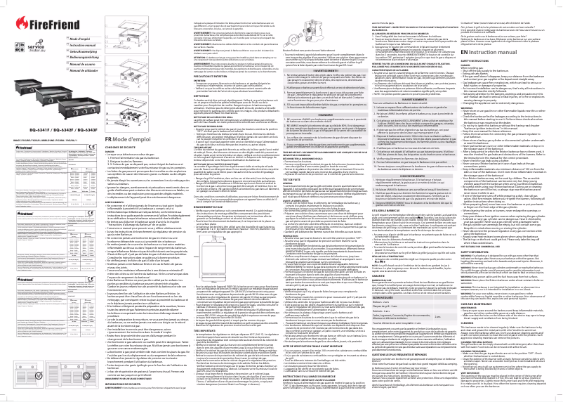 Imagen de la primera página del manual del dispositivo BQ-6343F