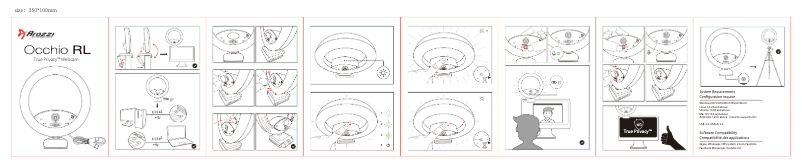 Imagen de la primera página del manual del dispositivo Occhio RL