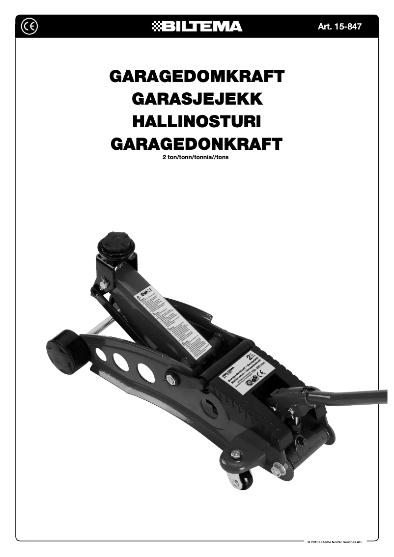 Imagen de la primera página del manual del dispositivo 15-847