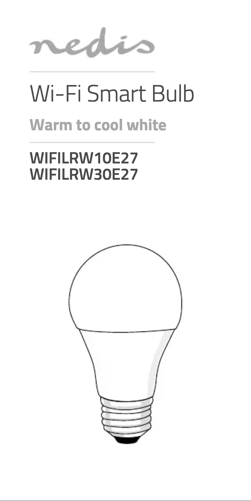 Página nº 1 - Manual de usuario Nedis WIFILRW30E27