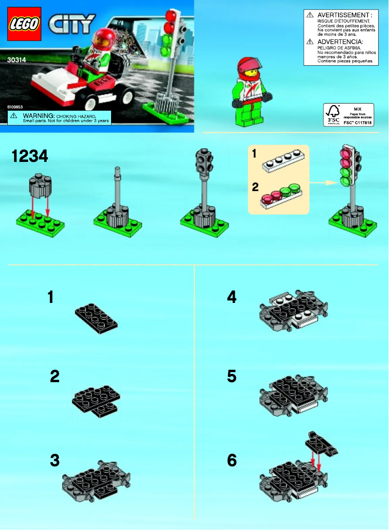 Página 1 del manual Manual de usuario Lego 30314