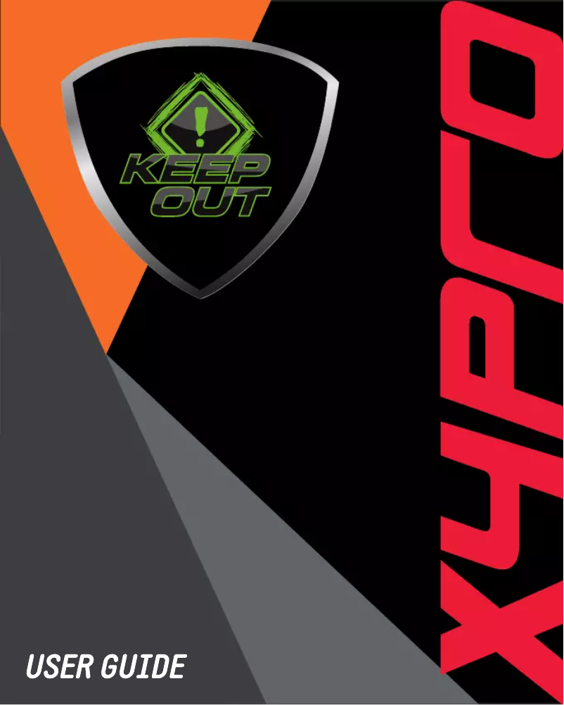 Imagen de la primera página del manual del dispositivo X4Pro