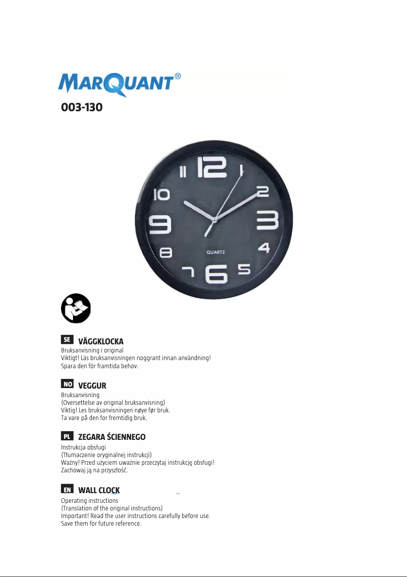 Imagen de la primera página del manual del dispositivo 003-130