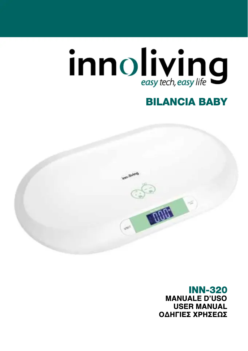 Imagen de la primera página del manual del dispositivo INN-320