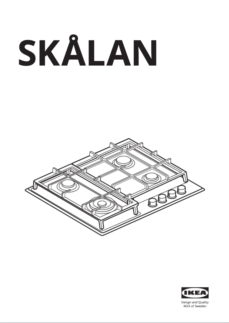 Página 1 del manual Manual de usuario Ikea SKÅLAN 505.234.26